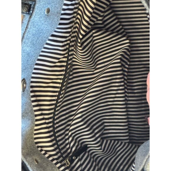 Kate Spade New York Floral Wool Tote Bag With Black Handles - Picture 6 of 9